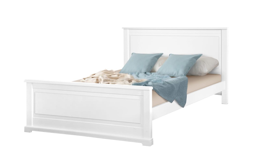 FLORENCE KING BED WHITE 180 x 200