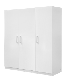 WARDROBE LILY THREE DOORS WHITE