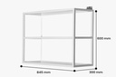 KITCHEN SET TOPPER RACK 004 WHITE