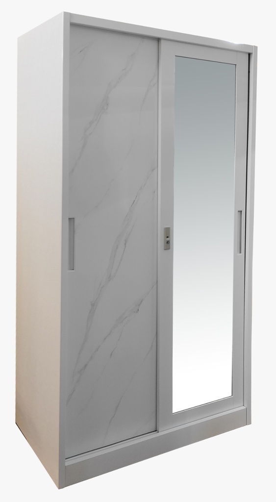SLIDING WARDROBE 2 DOOR SL012AFM WHITE