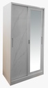 SLIDING WARDROBE 2 DOOR SL012AFM WHITE