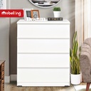 LILY 4 DRAWERS SNOOZE WHITE