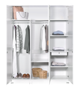 WARDROBE LPXD 4817 GREY