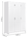 WARDROBE LPXD 4817 GREY