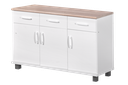 KITCHEN SET BAWAH 3 PINTU LUNA PUTIH