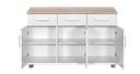 KITCHEN SET BAWAH 3 PINTU LUNA PUTIH