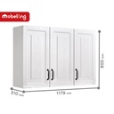 KITCHEN SET ATAS 3 PINTU PANEL 0108 WHITE