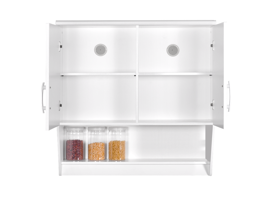 KITCHEN SET ATAS 2 PINTU LUNA PUTIH