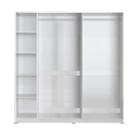 WARDROBE 5 DOORS WHITE