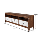 AUDIO VIDEO RACK 822A WALNUT JF