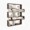 BOOK SHELF BROWN TEAK