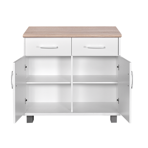 KITCHEN SET BAWAH 2 PINTU LUNA PUTIH
