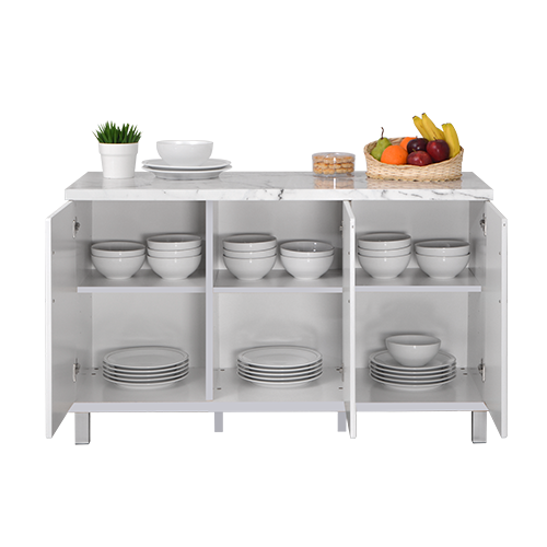 KITCHEN SET BAWAH 3 PINTU 0108 B WHITE