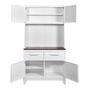 STEEL KITCHEN SET 002 WHITE