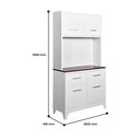 STEEL KITCHEN SET 002 WHITE