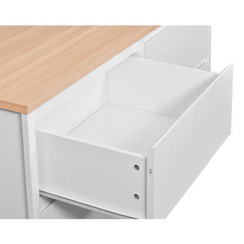 AKSEL CHEST 6 DRAWER WHITE
