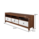 AUDIO VIDEO RACK 822A WALNUT JF