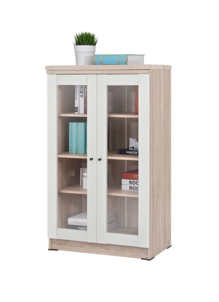 LEMARI HIAS SEDANG 2696 SONOMA OAK LIGHT