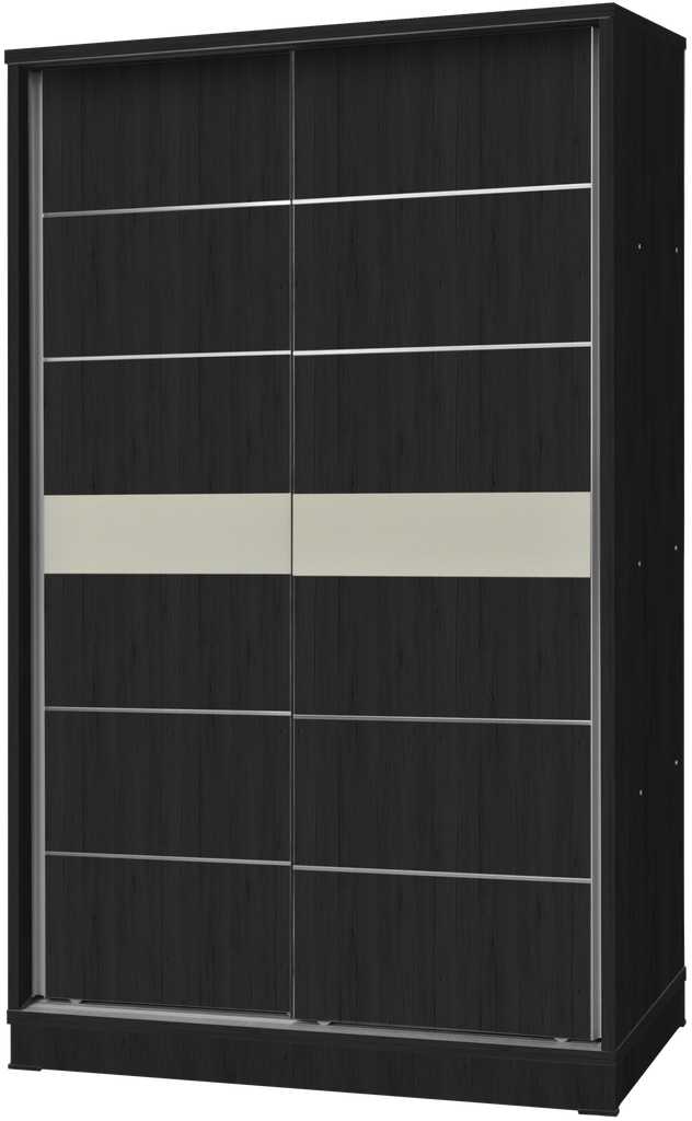 LEMARI SLIDING SEDANG 26112 DARK WALNUT