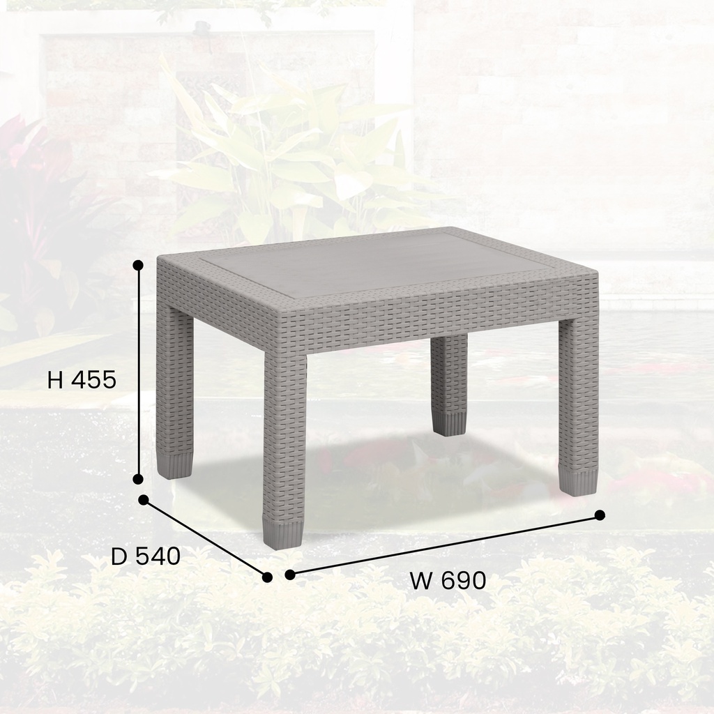 COFFEE TABLE RATAN 7546