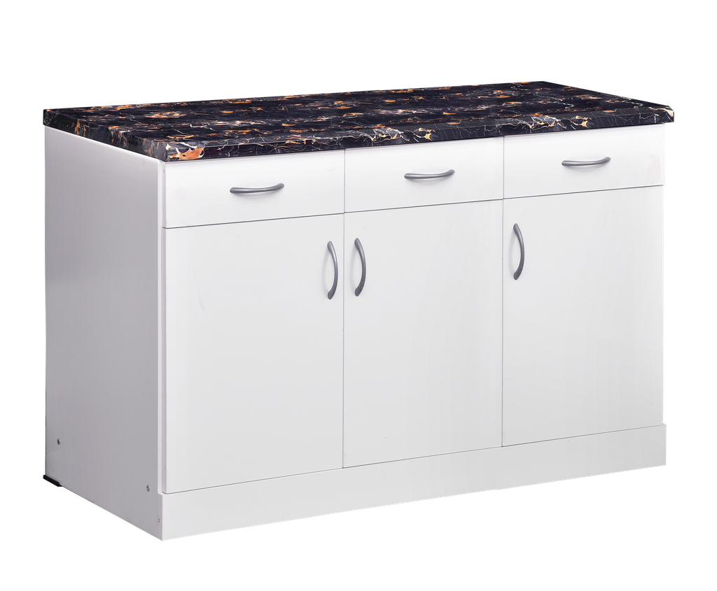 KITCHEN SET BAWAH 3 PINTU 5610 WHITE