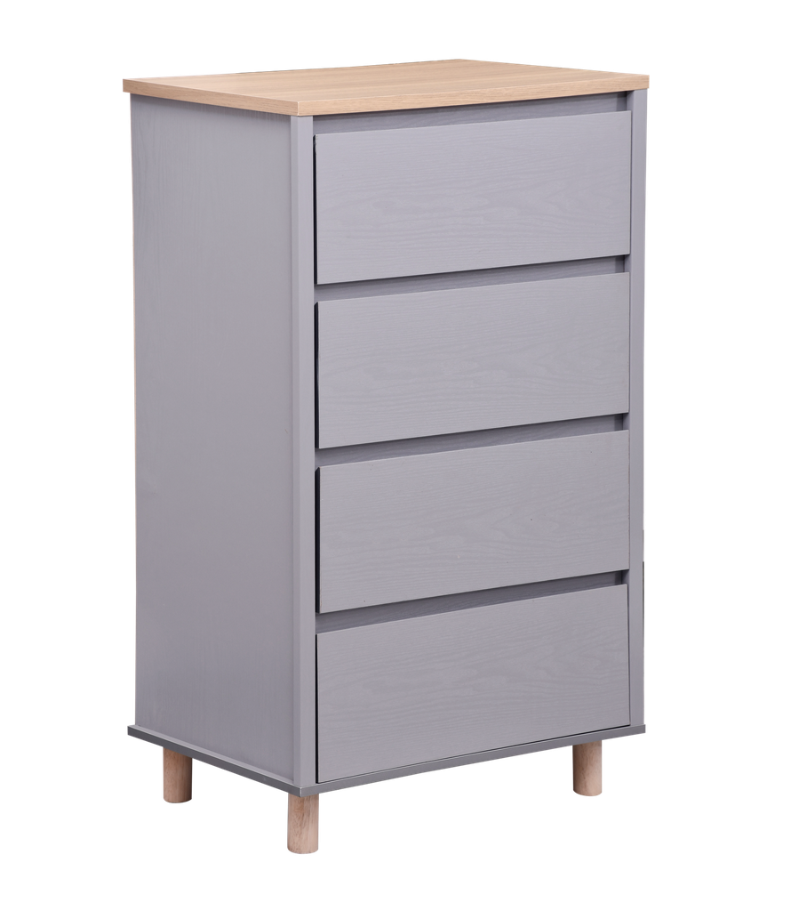 KARLSTARD CHEST 4 DRAWER 26134 GREY