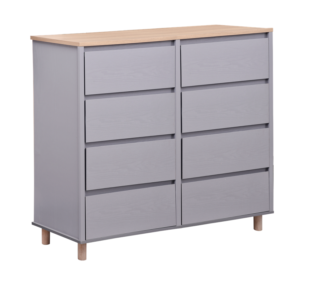 KARLSTARD CHEST 8 DRAWER 26135 GREY