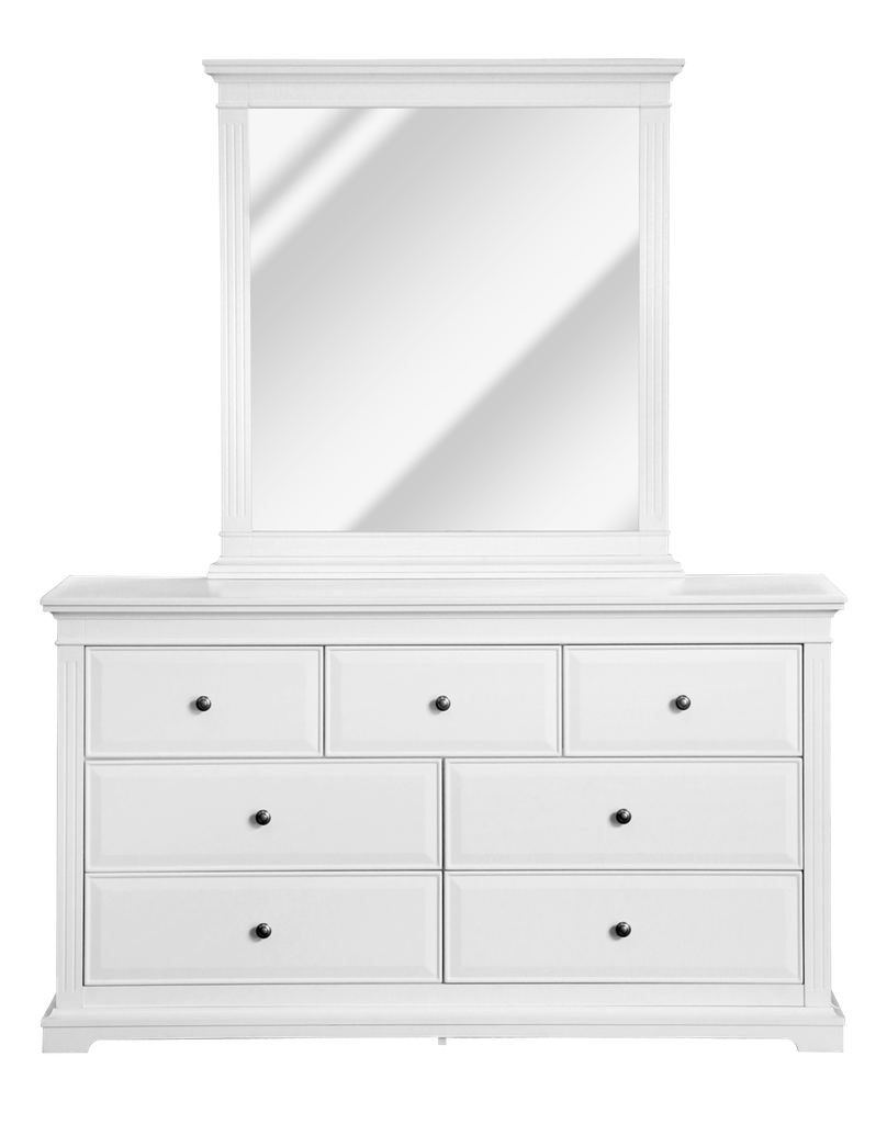 BRINKLEY DRESSER WITH MIRROR WHITE