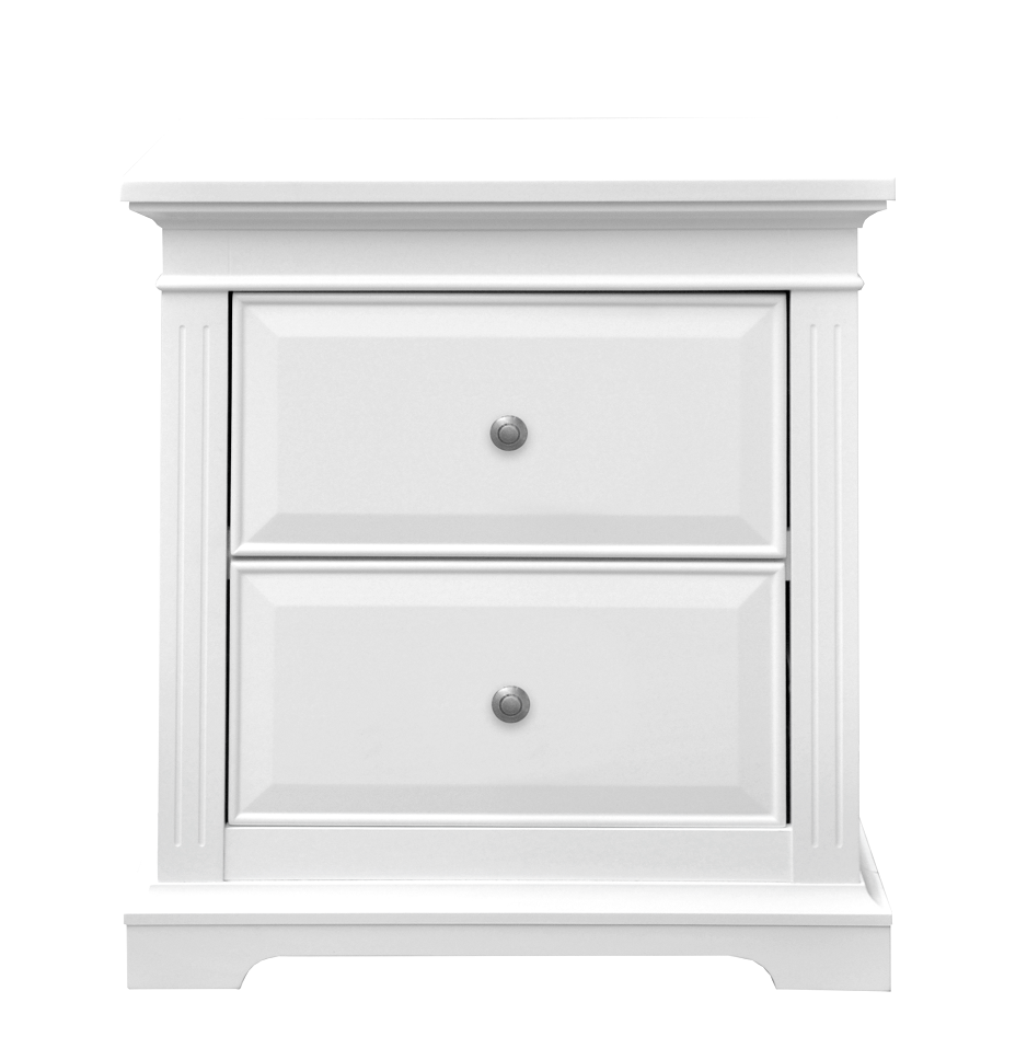 BRINKLEY BEDSIDE DRAWER WHITE