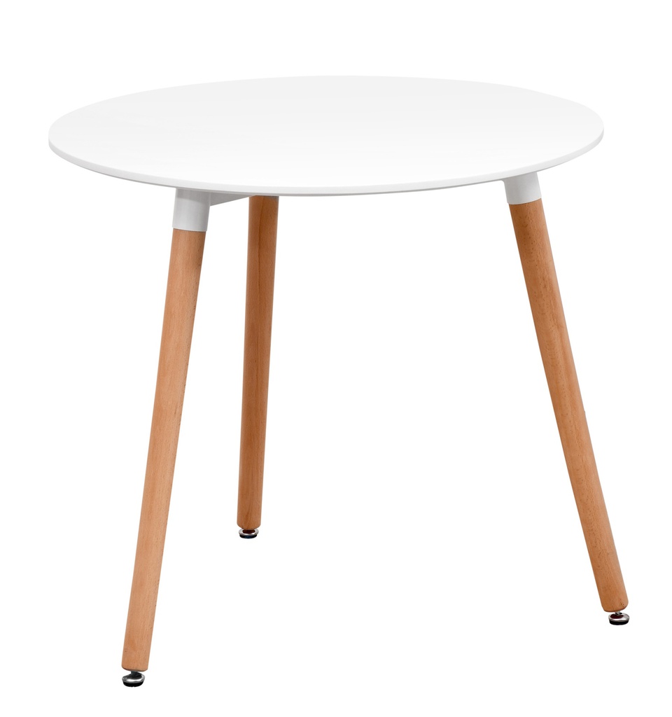 DINING TABLE ROUND DIA 80 WHITE