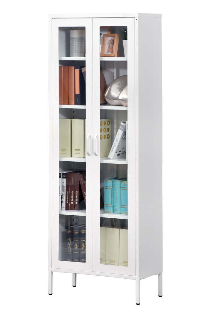 STEEL BUTTERFLY DOORBOOK RACK A9 WHITE