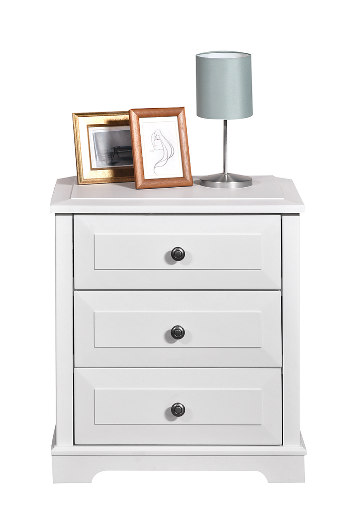 FLORENCE BEDSIDE DRAWER WHITE