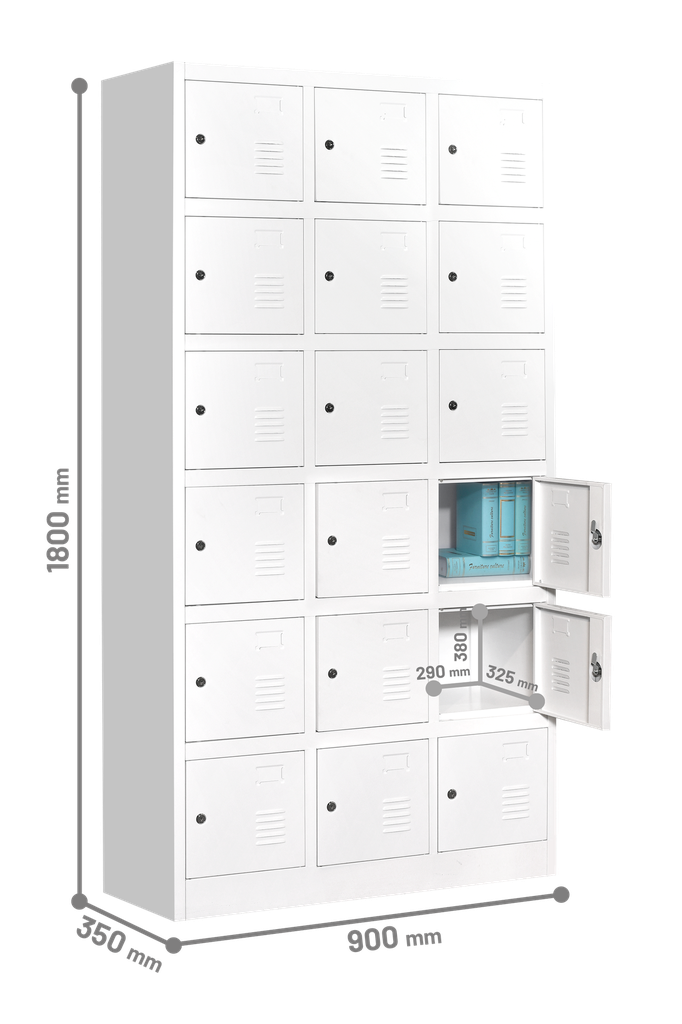 RAK SERBAGUNA STEEL 18 PINTU