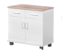 KITCHEN SET BAWAH 2 PINTU LUNA PUTIH