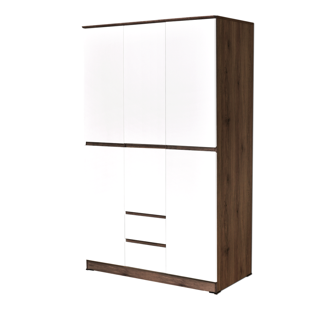 LEMARI PAKAIAN MEDIUM SANTORINI SONOMA OAK BROWN