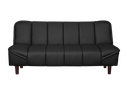 SOFA BED LONDON LTHR 50 BLACK