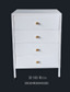 STEEL CABINET XR S4 DRAWER  WHITE