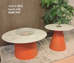 COFFEE TABLE 1931 DIA 70CM+50CM ORANGE