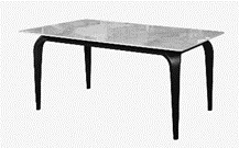 DINING SET GS02-11 4 SEATER GREY