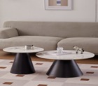 COFFEE TABLE AY 08C DIA 70 DIA 50 BLACK GREY