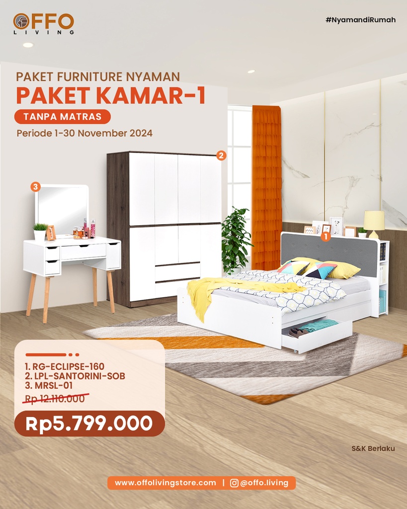 PAKET KAMAR 1 REG 1&2