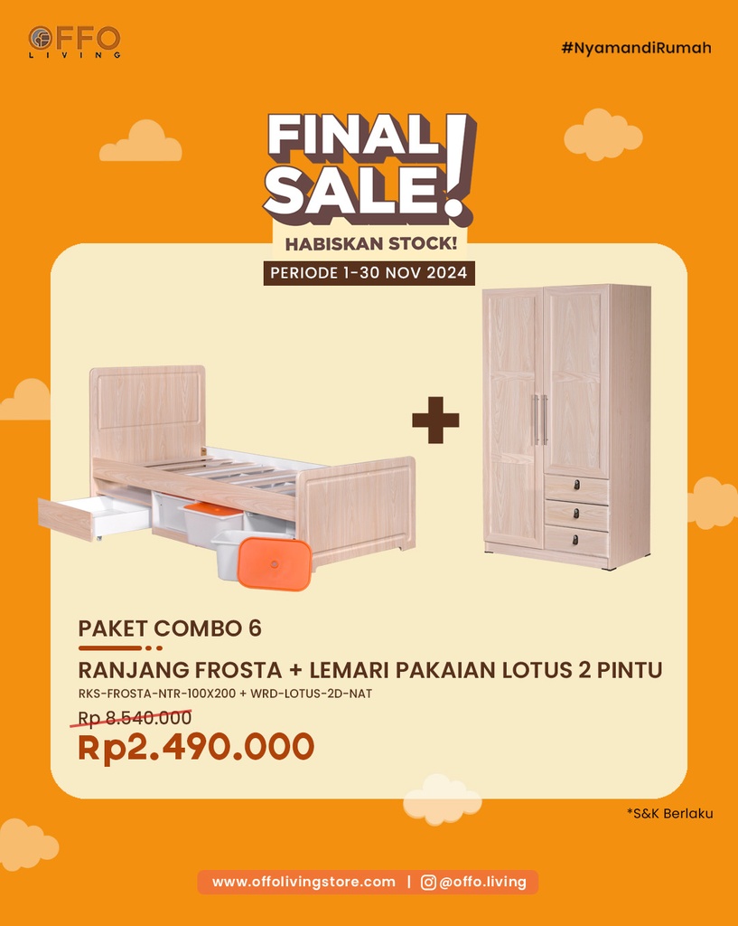 FINAL SALE PAKET COMBO 6