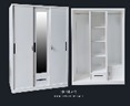 STEEL XR SLIDING WARDROBE 3 DOOR WHITE