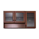 KITCHEN SET ATAS 3 PINTU ODELIA BROWN TEAK