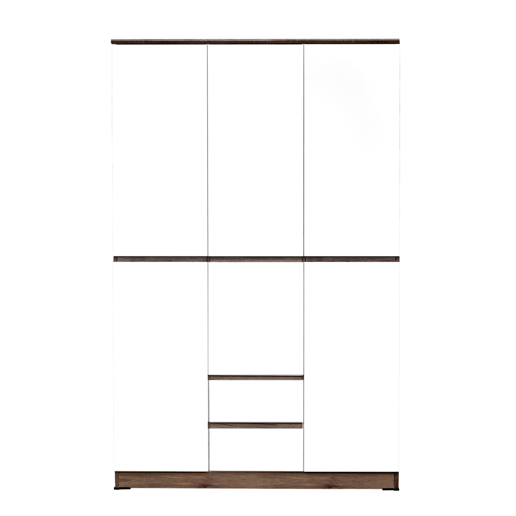 LEMARI PAKAIAN LARGE SANTORINI SONOMA OAK BROWN