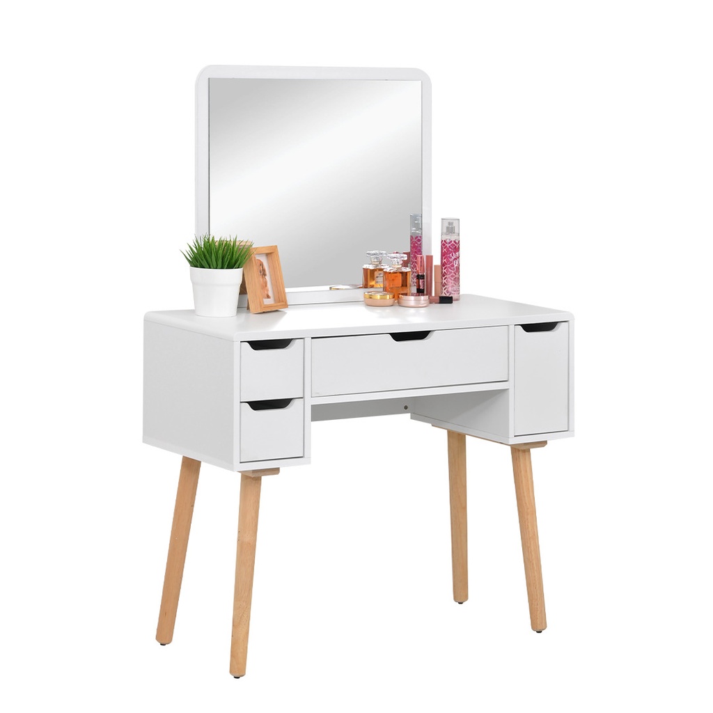DRESSING TABLE 01 SOLID LEG WHITE