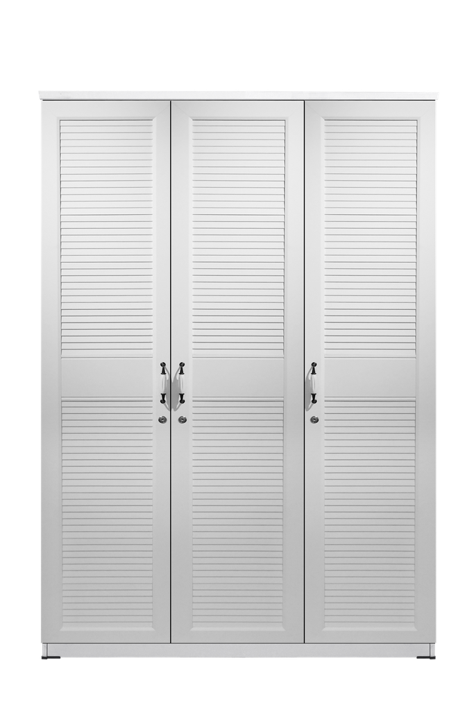 WARDROBE MAJESTIC THREE DOORS WHITE