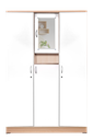 LEMARI PAKAIAN 3 PINTU CRM NATURAL