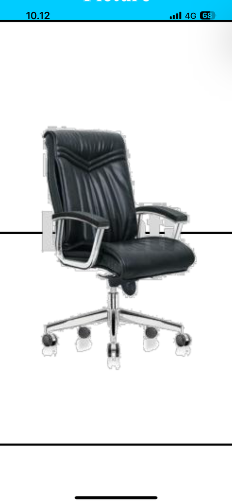 OFFICE CHAIR DO-19 P AL HDT (BLACK)