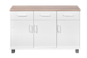 KITCHEN SET BAWAH 3 PINTU LUNA PUTIH
